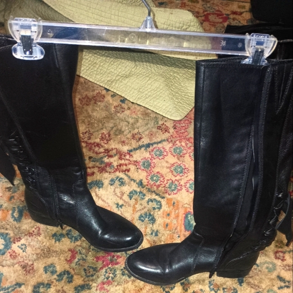 Gianni bini knee high leather boots
